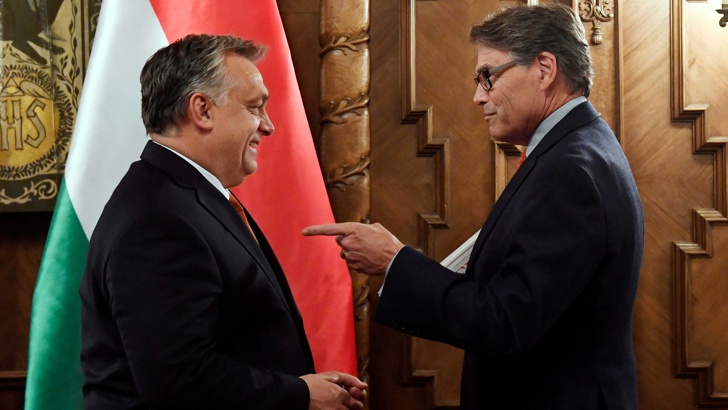 Рик Пери обясни на Виктор Орбан, защо не трябва да строи "Турски поток". 